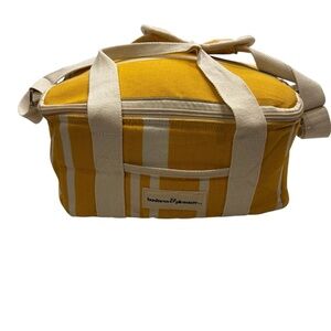 Business & Pleasure The Premium Cooler Bag crew Mimosa Yellow Stripe